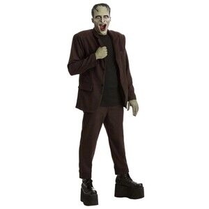 The Munster's Herman Munster Costume Adult Men’s Sz XL Jacket Pants Wig & Makeup